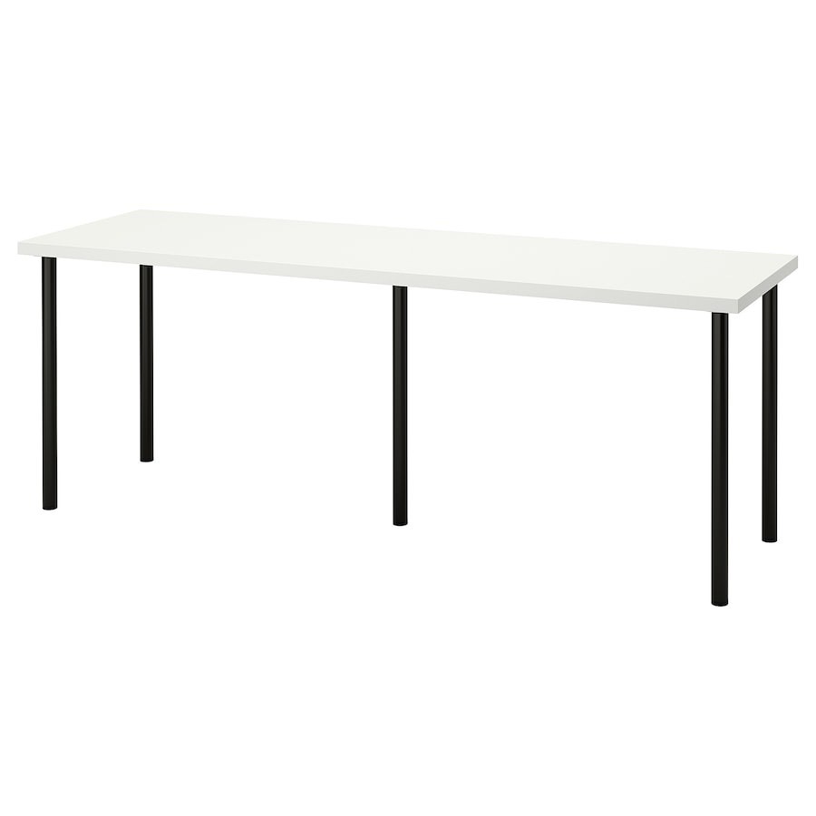 สินค้าเข้าสต็อกใหม่จ้าา IKEA LAGKAPTEN ลาคแคปเทียน ขนาด200ซม.เจาะรูไว้แล้ว เพื่ให้ประกอบขาโต๊ะได้ง่าย
