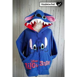 เสื้อหนาว ซิปหน้า มีฮู้ด ลาย Stitch สติจ