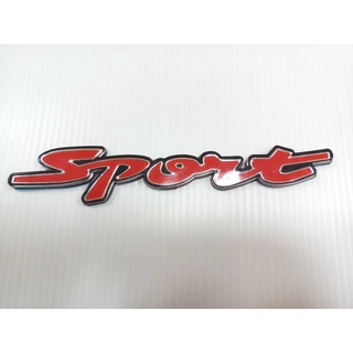 B.S.D โลโก้ SPORT ตัวชุปสีแดง