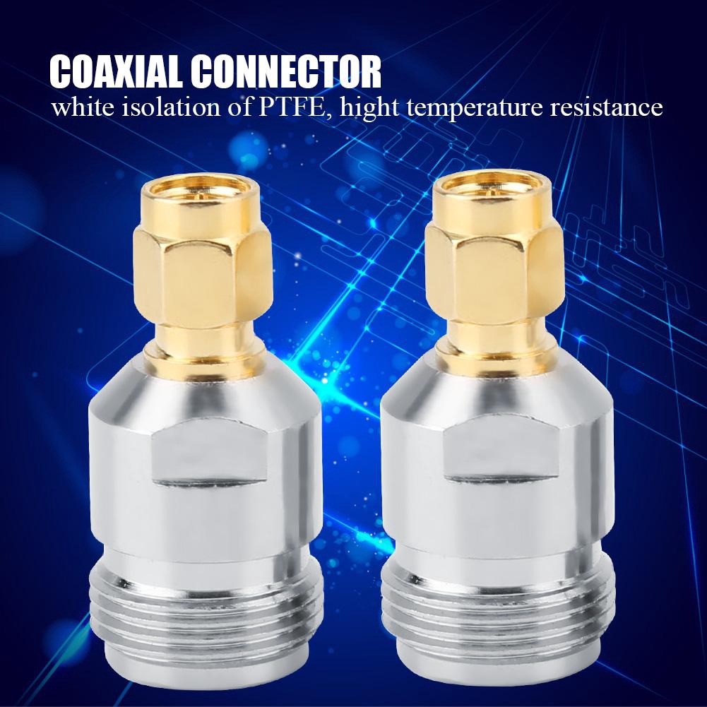 Supergoodsales เพิ่มเติมแปลง Type N Female To SMA Male RF Connector Coaxial 2 ชิ้น