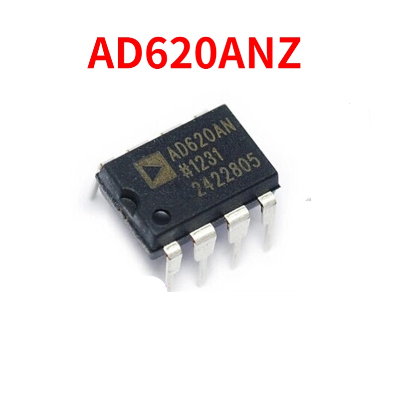 ใหม่นําเข้า AD620 AD620ANZ AD620AN DIP8 In-line Low-power Instrument Amplifier