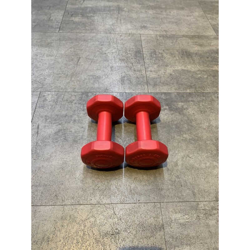 ดัมเบล Gsports 1kg ดัมเบลพลาสติก