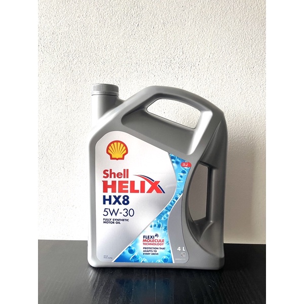 น้ำมันเครื่องเชลล์ Shell Helix HX8 5W-30 สังเคราะแท้ เครื่องยนต์เบนซิน