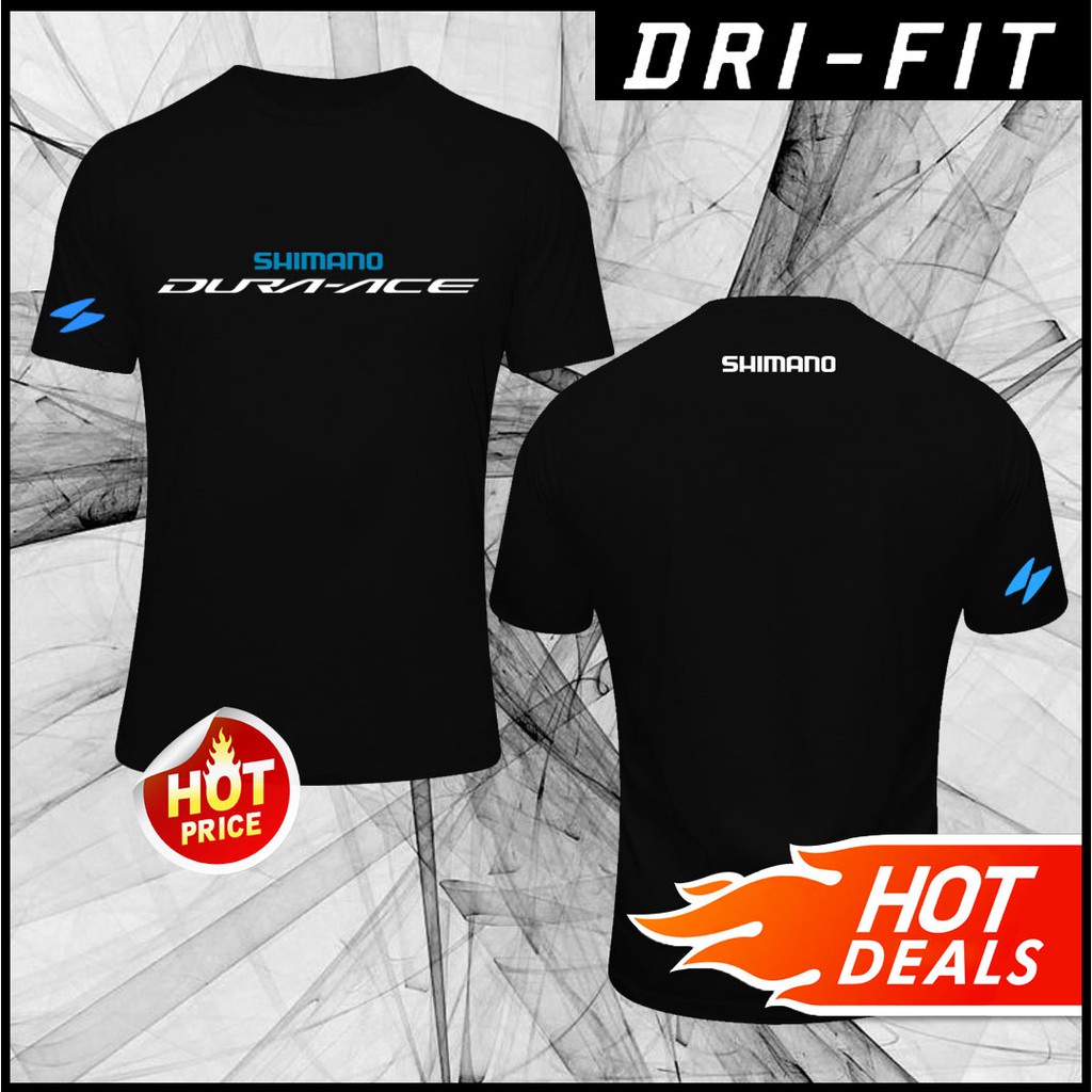 คอตต้อนคอกลมใหม่ Shimano Dura - Ace ชุดเสื้อแขนสั้น ลายโลโก้ Ace สําหรับปั่นจักรยานS-5XL