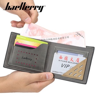 กระเป๋าเงินผู้ชาย Baellerry กระเป๋าเงินใบสั้น / สินค้าลดราคา