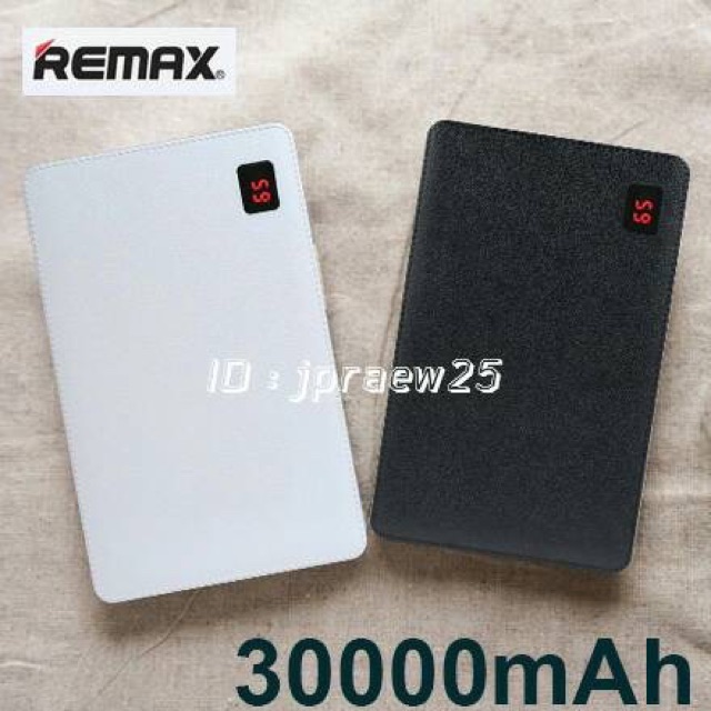 Power bank Remax Proda NoteBook 30000 mAh แบตสำรอง มีจอ LCD
