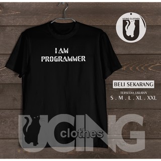 เสื้อยืด พิมพ์ลาย I am Programmer Distro