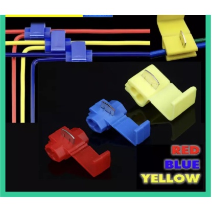 Wire clip tap splice , Wire Cable Connectors , Self-Stripping Quick Splice Electrical Wire Terminals