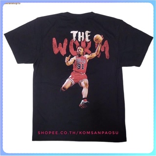 【ใหม่】สินค้าเฉพาะจุด จุดประเทศไทยเสื้อยืด rodman dennis tshirts เสื้อ เสื้อบาสเกตบอล เสื้อยืดไซส์ยุโรป