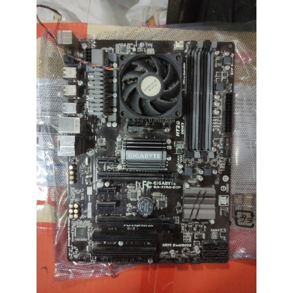 mainborad ga 970 v2 + cpu fm6300
