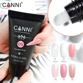 โพลี่เจล อคริเจลเจลต่อเล็บ canni