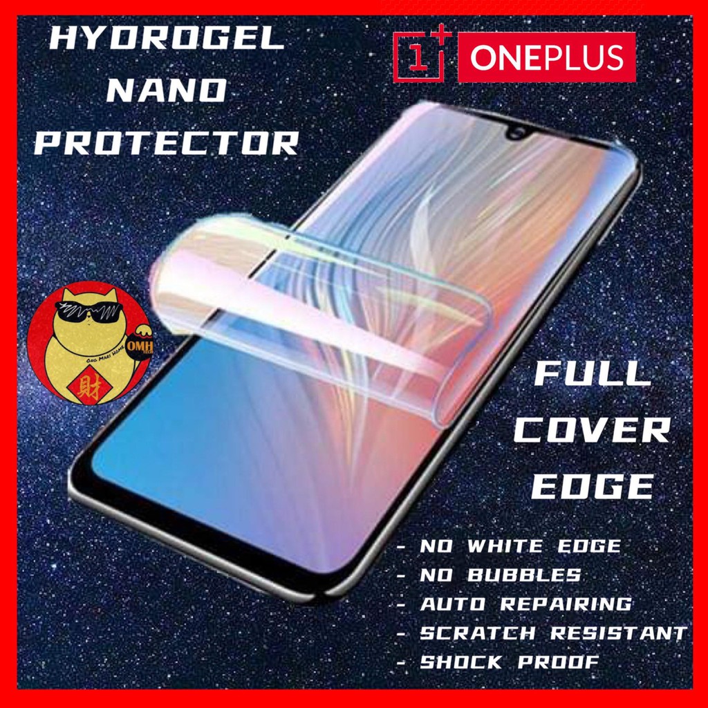 ONE PLUS 6/6T/7/7 PRO/7T/7T PRO/HYDROGEL/NANO SCREEN PROTECTOR