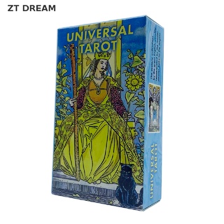 ZTD 78Pcs Universal Tarot Cards Prophecy Divination Family Party Board Game Cards 07