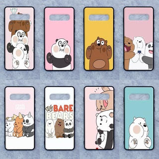 เคส Samsung S10 plus ลายสามหมีจอมป่วน ขอบนิ่มหลังแข็ง เคสมือถือ เคสโทรศัพท์ Case เคส TPU ขอบนิ่มหลังแข็ง