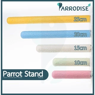 Parrodise PDS-01 คอนลับเล็บ คอนยืนนกแก้ว คอนนกแก้ว คอนลับเล็บนก คอนลับเล็บชูก้า กระรอก สีพาสเทล