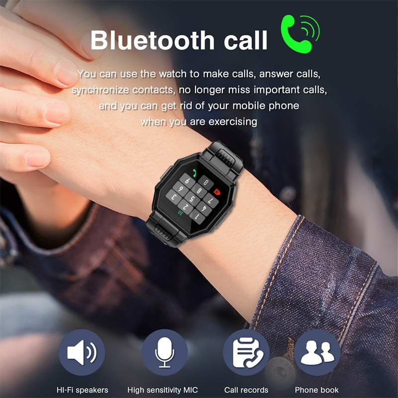 Lige 21 New Smart Watch Bluetooth Call Men Full Touch Sport Fitness Tracker Blood Pressure Heart Rate Smartwatch Music ราคาท ด ท ส ด