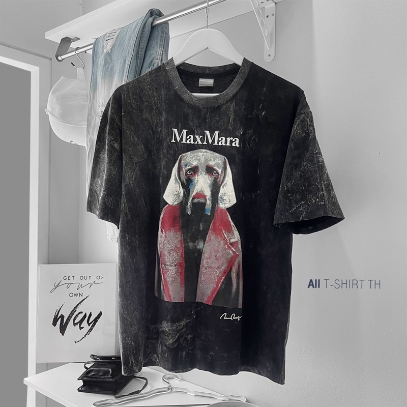 เสื้อวินเทจยุค90 🔥ลายหมาmax mara🐕