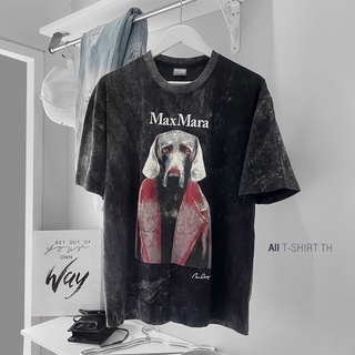 เสื้อวินเทจยุค90 🔥ลายหมาmax mara🐕