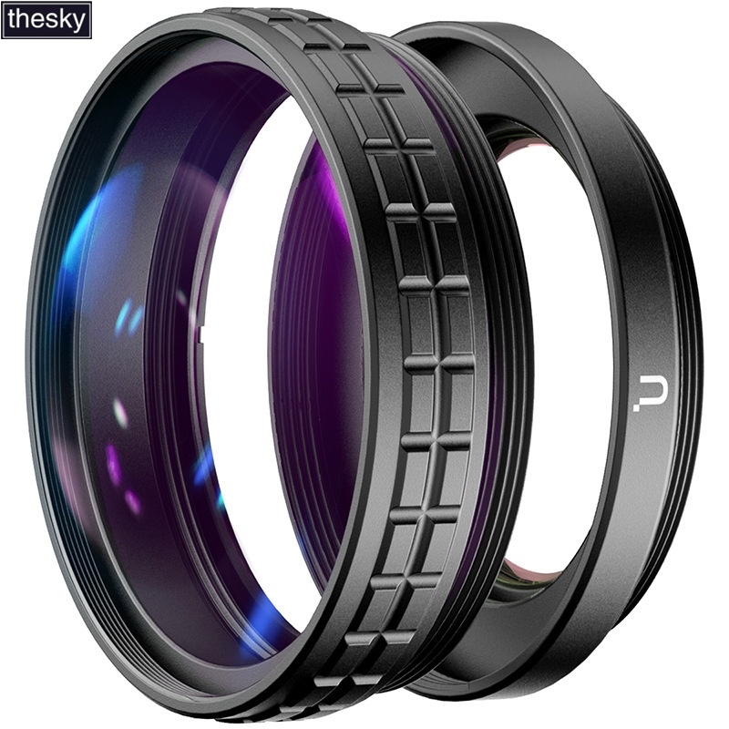 Ulanzi WL-1 เลนส์มุมกว้าง 18 มม. 10X เลนส์มาโคร 2-In-1 เลนส์เพิ่มเติมชุดอะแดปเตอร์ภายนอกสําหรับ Sony