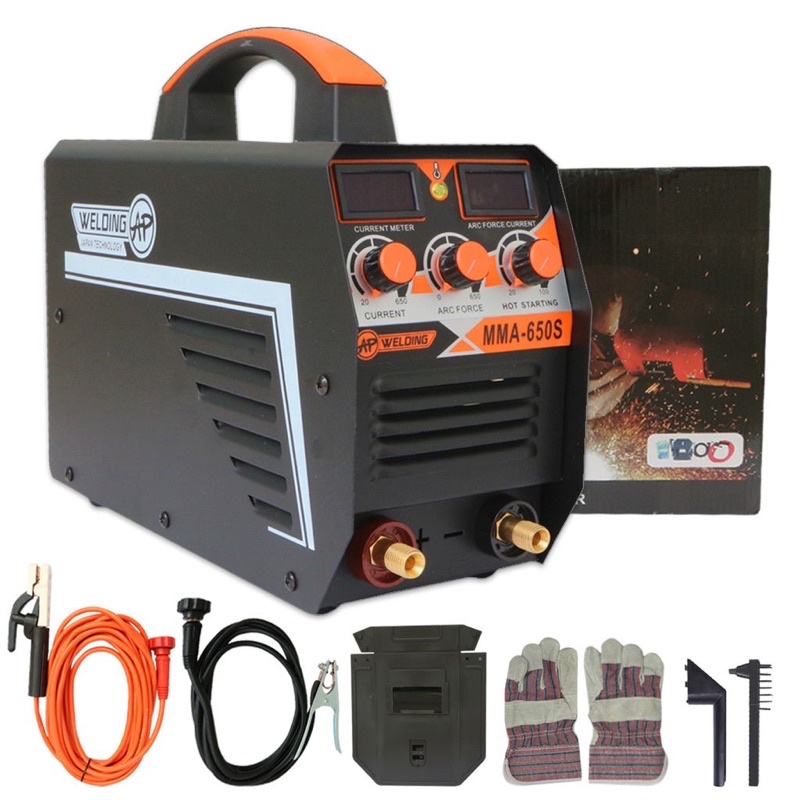 ตู้เชื่อม AP 650 แอมป์ 3 ปุ่ม แถมสายเชื่อม 10 เมตร / GOLDY 650 AMP สายเชื่อม 10 เมตร /MARTEN 650 AMP สายเชื่อม 5 เมตร