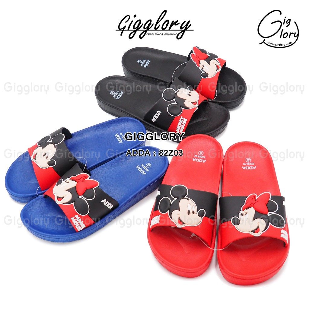 รองเท้าแตะ ADDA รุ่น 82Z03 ลายลิขสิทธิ์แท้
