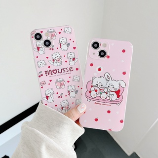 ใหม่ เคสโทรศัพท์มือถือ ลายการ์ตูน MIKKO สีชมพูน่ารัก พร้อมขาตั้ง สําหรับ Apple iPhone 13 12promax 11xr Xsmax 13pro 14 14promax 78plus