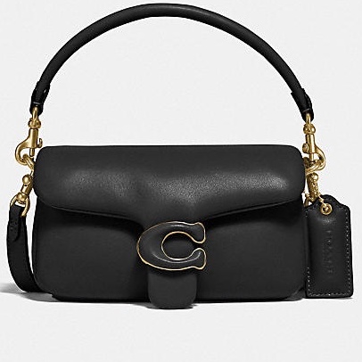 [ซื้อ 1 แถม 1] 🔥 คุ้มสุดๆ 🔥 กระเป๋าสะพาย Coach Pillow Tabby Shoulder Bag 18  Size 7.5” สีดำ 🔥พร้อมส่ง🔥