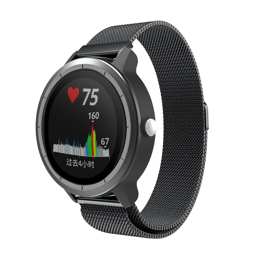 สายนาฬิกาข้อมือ milanese สําหรับ garmin venu vivoactive 3 vivomove hr forerunner 245 245m 645 ขนาด 20 มม.