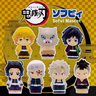 Demon Slayer Sofvi Mascot B 10Pack Box Kimetsu no Yaiba Sofubie โมเดล ฟิกเกอร์แท้ ดาบพิฆาตอสูร กาชาปอง Gashapon Gachapon