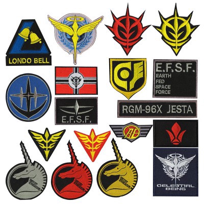 Londo Anaheim School E.F.S.F. End War Memorial ZEON Flag Orphans Patch GUNDAM Military Tactical  Pat