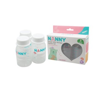 NANNY ขวดเก็บน้ำนม แพ็ค 3 - Breast Milk Storage