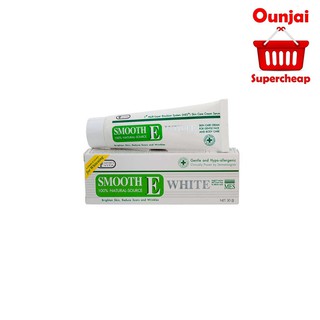 Smooth E Cream Plus White เรื่องรอยสิวและรอยแผลเป็นขาวใส ชุดคู่สุดคุ้มแถมฟรี PalmerS Butter 1 หลอด