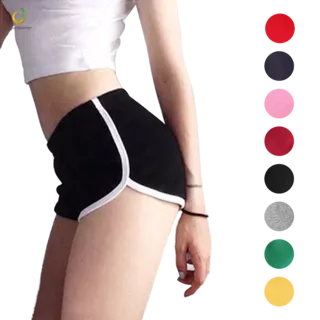 🌟นาทีทอง🌟กางเกงขาสั้น มี10สี ใส่สบายผ้านิ่ม เอวยางยืด-#-6