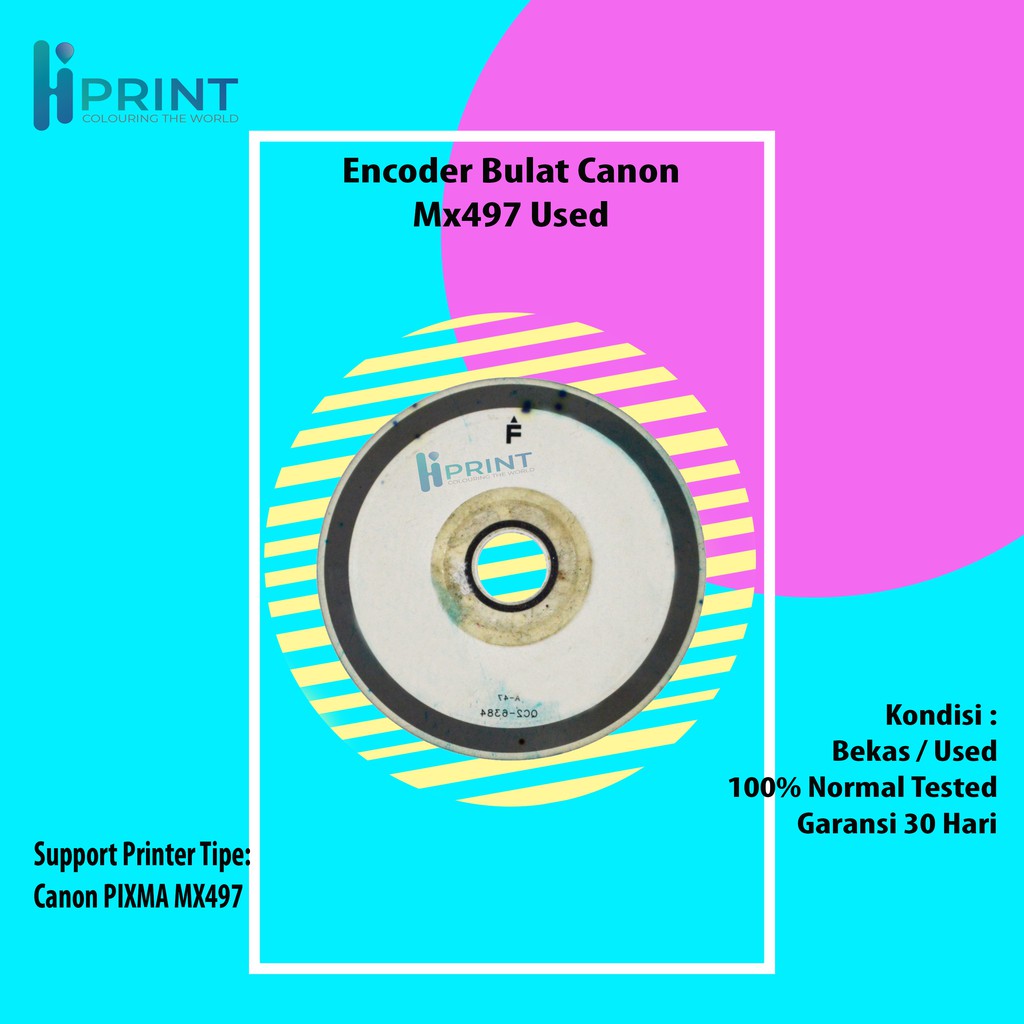 ใช้ Canon MX497 รอบ Encoder เหมือนใหม่, MX497 Timing Disk ใช้เครื่องพิมพ์ Canon MX497