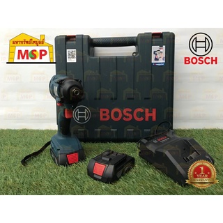 Bosch ขันบล๊อคกระแทกไร้สาย 18V GDR 180-Li แบต 2 ก้อน 1.5 Ah #06019G51K0