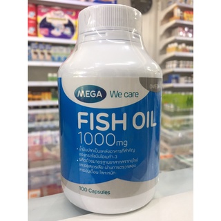 Mega Fish Oil 1000 mg บรรจุ 100 แคปซูล