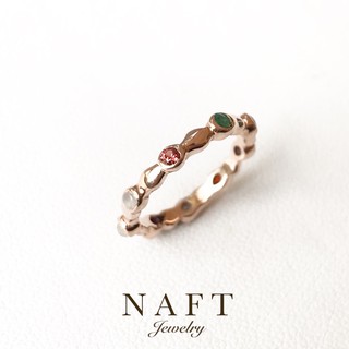 แหวนนพเก้า แบรนด์ Naft Jewelry รุ่น classic &amp; minimal