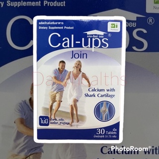 Calcium Plus Shark Cartilage Cal Ups Join T-Man Pharma แคล อัพส์ จอยท์ แคลเซียม และ กระดูกอ่อนฉลาม 30 Tabs ต่อ กล่อง