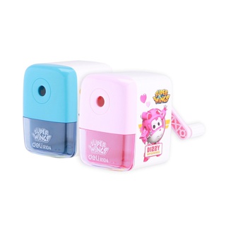 Deli R10409 Rotary Pencil Sharpener Super Wing กบเหลาดินสอแฟนซีลายซุปเปอร์วิงส์ กบเหลาดินสอ กบเหลาดินสอแฟนซี