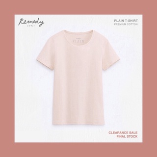 เสื้อยืด Remedy Plain สีพาสเทล /Clearance Sale/ pastel t-shirt