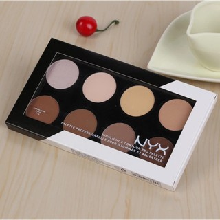 nyx พาเลทไฮไลท์ 8 สี