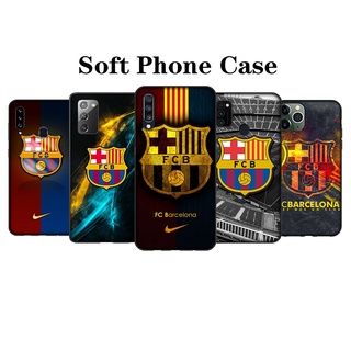 เคสโทรศัพท์ซิลิโคน TPU แบบนิ่ม ลาย LIU45 โลโก้ฟุตบอล Barcelona สําหรับ OPPO A3S A5 A5S A7 2018 A37 A39 A57 A59 A77 A83 A1K F3 F1S Neo 9