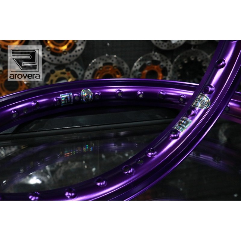 วงล้อAKRONT ขอบจิก โลโก้ใหม่ป้ายรุ้ง #ลิมิเต็ดอิดิชั่นโครดเฟี้ยว 17/17 1.4