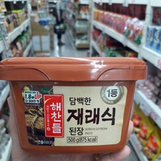 Haechandle Korean Soybean Paste/เต้าเจี้ยวบด แฮชานเดิล โคเรียน ซอยบีน เพสท์ มิโซะซุป ตราซีเจ ขนาด 500 กรัม