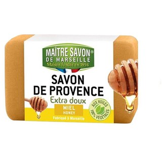 Maitre Savon de Provence สบู่น้ำผึ้ง ธรรมชาติ 100% Extra Soft Soap Honey (100gm)