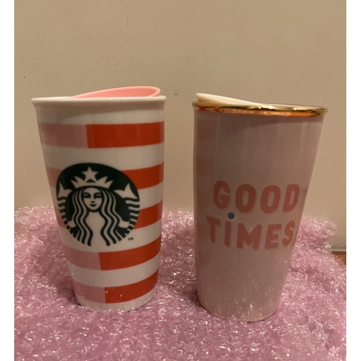 Starbucks x ban.do double wall ceramic mug 12oz.
