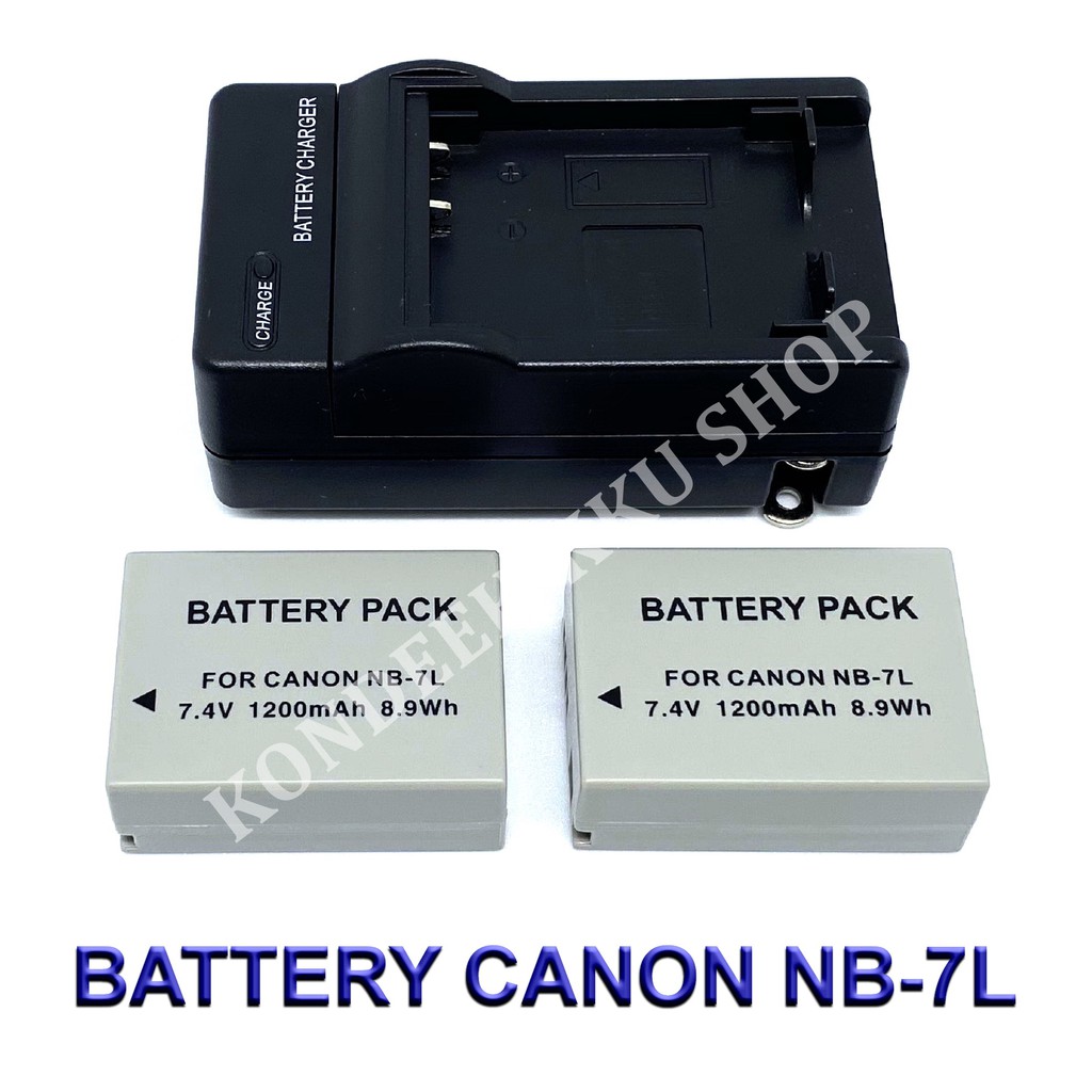 (Set 2+1) NB-7L / NB7L Battery and Charger For Canon Powershot SX30 IS,SX30IS,G10,G11,G12,Canon CB-2LZ