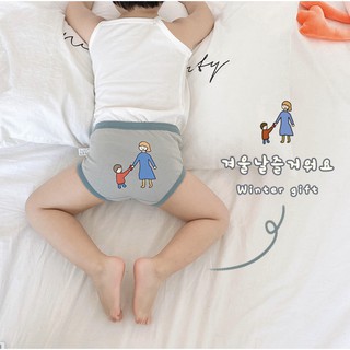 3 pairs of Kids underwear pantie ชุดชั้นในเด็ก กางเกงชั้นในน่ารัก ภาพการ์ตูน สำหรับทั้งชายและหญิง ผ้าคอตตอนใส่สบาย