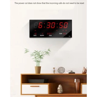 นาฬิกาดิจิตอล LED แขวนติดผนัง Number Clock แขวนผนัง รุ่น NO JH-3615 LED ขนาด 36x15x3CM มี4สีให้เลือก