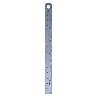 Measuring tool 6" KDS STAINLESS RULER Hand tools Hardware hand tools เครื่องมือวัด ไม้บรรทัดสเตนเลส KDS 6 นิ้ว เครื่องมื